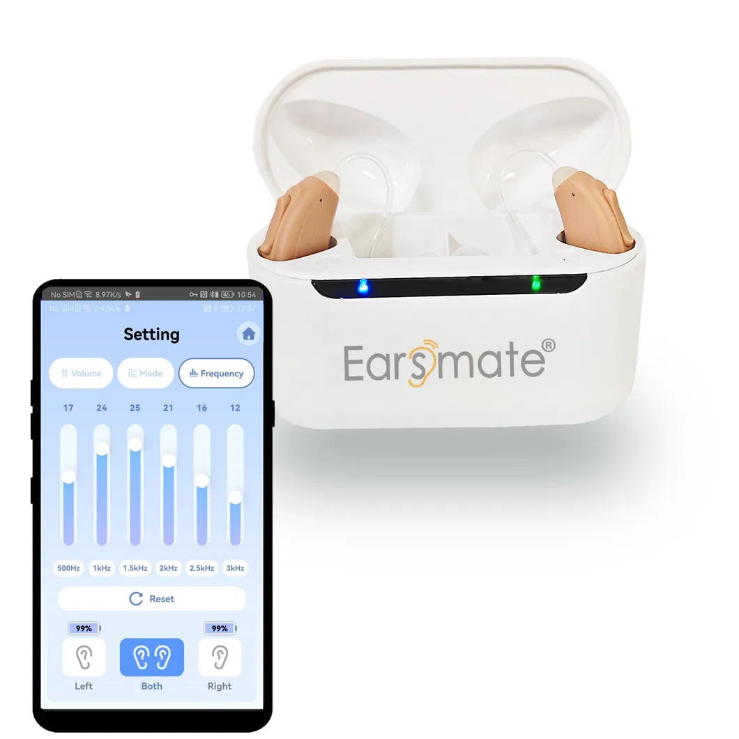 Bluetooth Hearing Aid Beige