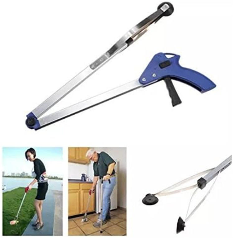 Factory Wholesale Mobility Aid Pick up Tool Claw Trash Garbage Picker Foldable Reacher Grabber Tool