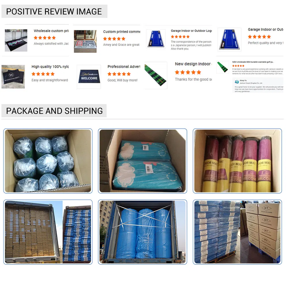 Custom PP Nylon Rubber Golf Non Anti Slip Welcome Home Entrance Foot Foam Prayer Front Logo Printed Bath Bathroom Kitchen Floor Door Mat Modern