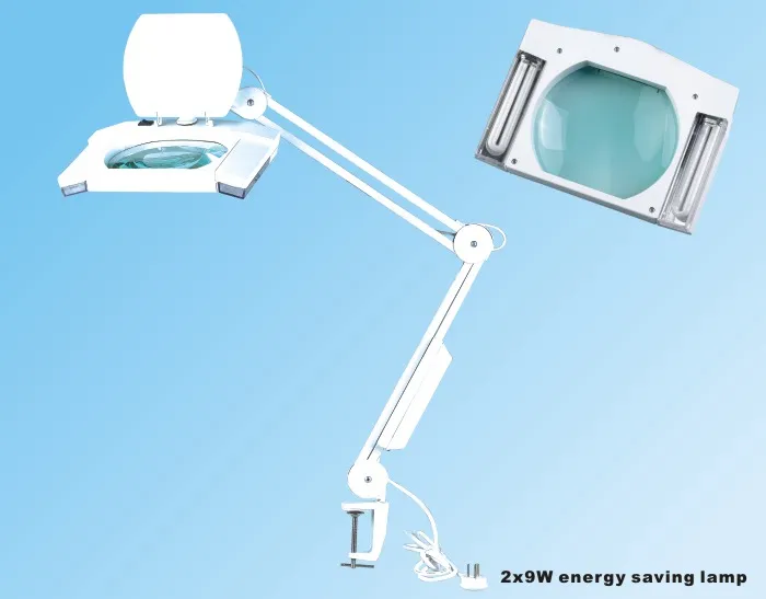 Table Lamp with Magnifying Glass