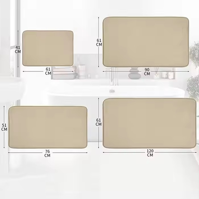 Wholesale Non Slip Floor Doorway Mat Easy Clean Floor Memory Foam Bath Mat