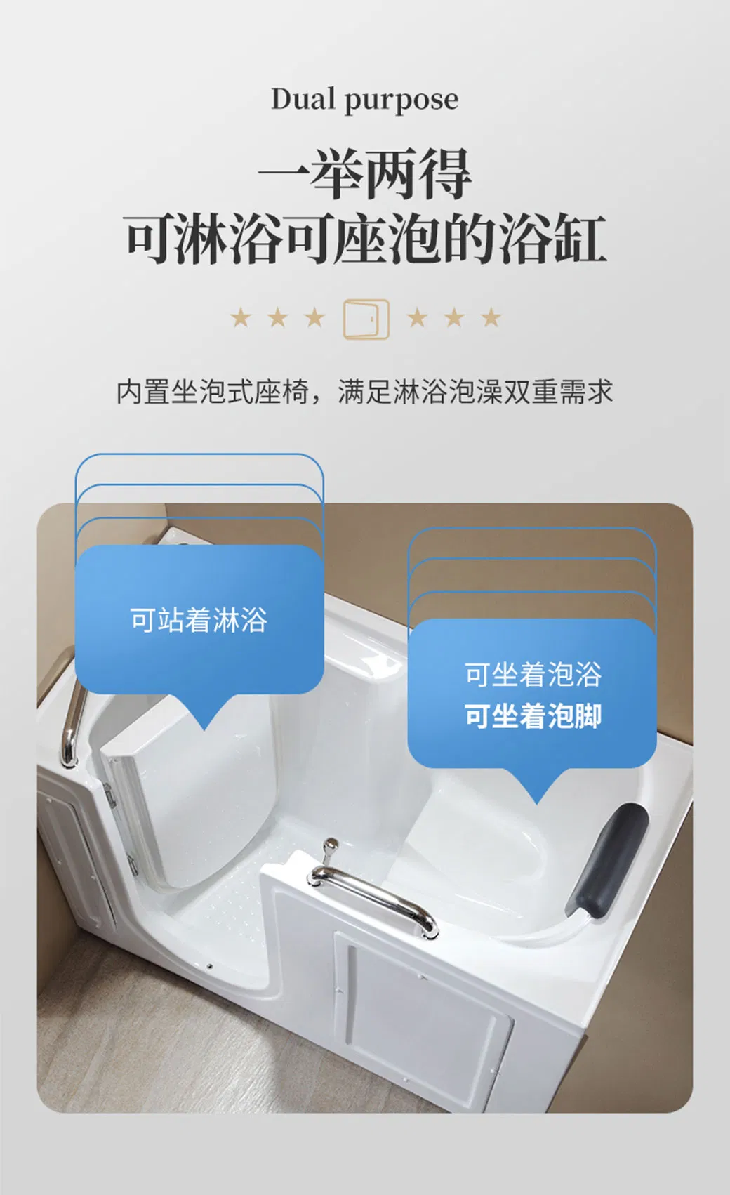 Walk-in Bathtub Detail 5