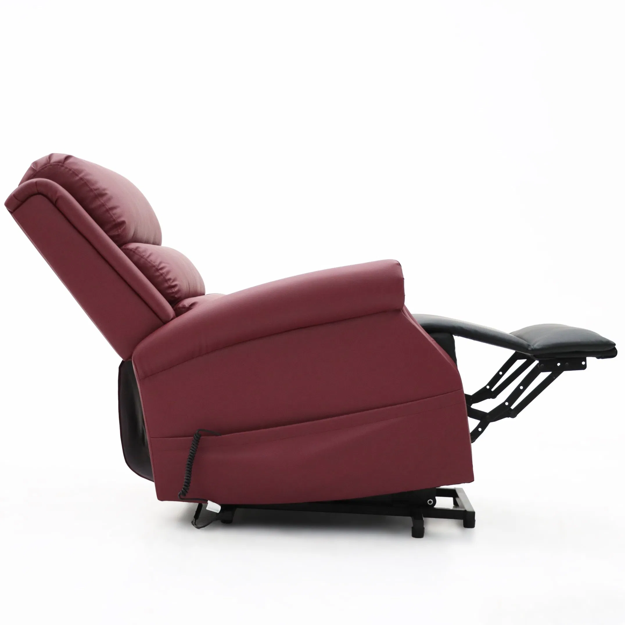 Geeksofa 9250 Single Motor Power Electric Medical Lift Riser Recliner with Good Leather for The Elderly