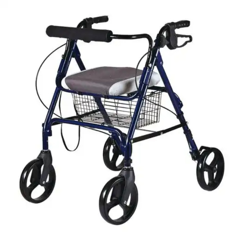 Hot ISO Approved Four Wheels Brother Medical Jiangsu Walker Wheelchair Combo Rollator Bme861