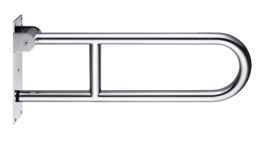 Stainless Steel Angled Toilet Safety Support Bathroom Grab Bar