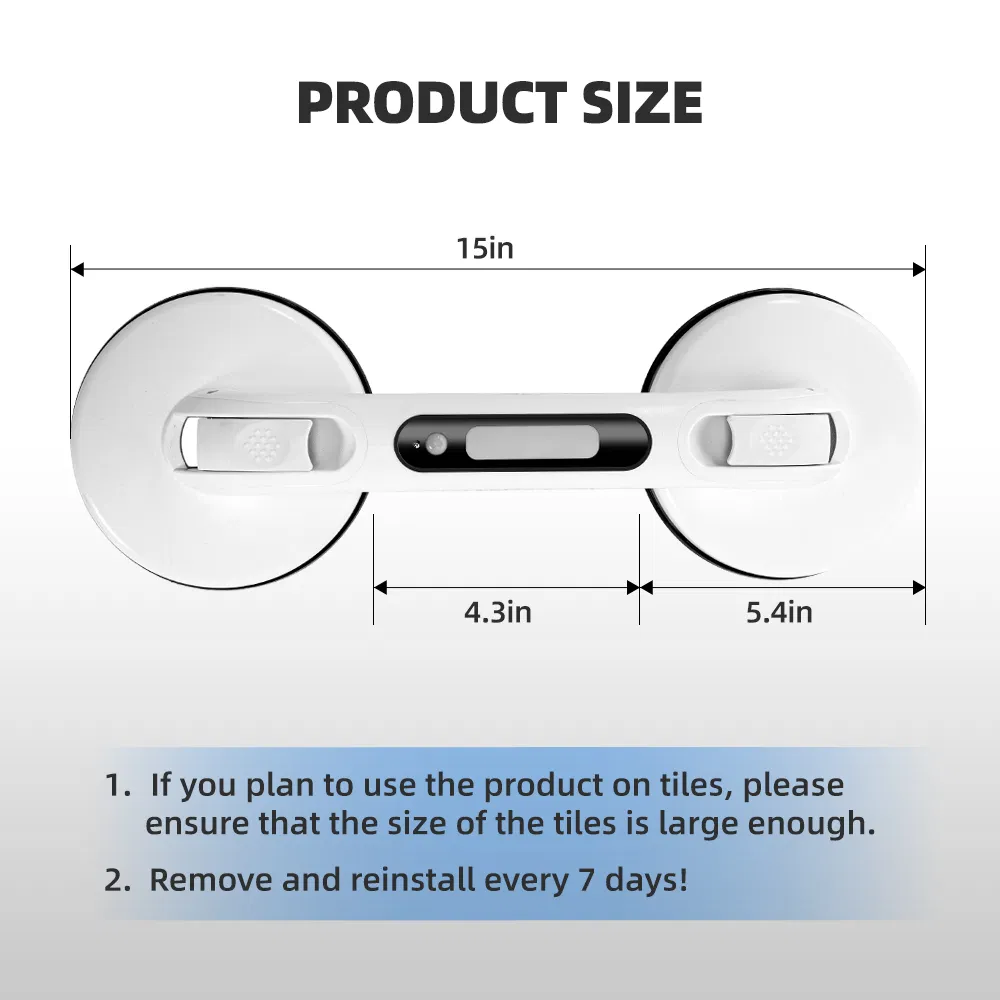Custom Logo Handicap Grab Bar for Shower Safety and Support