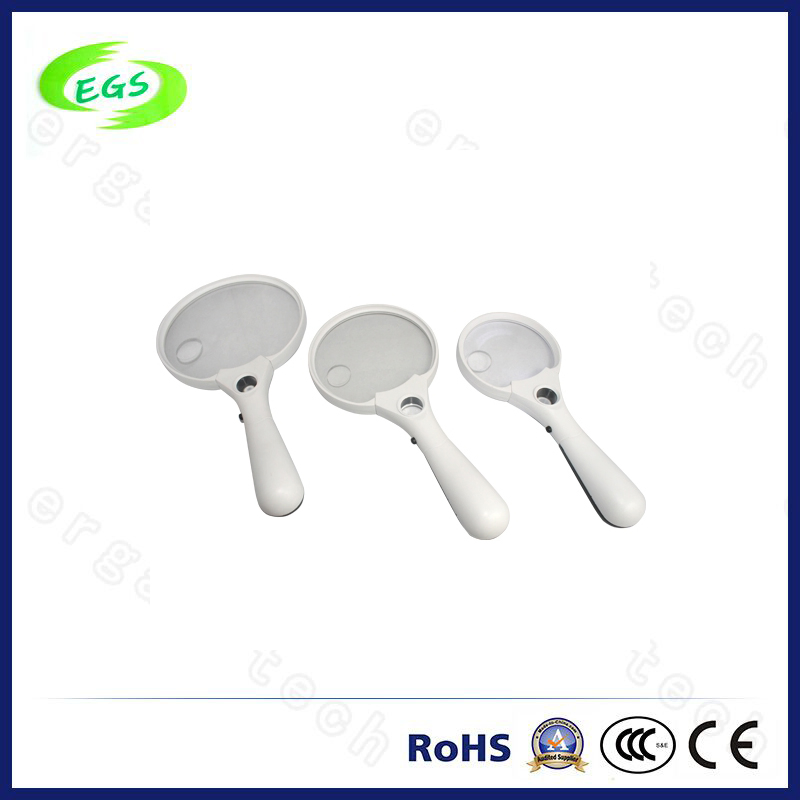 45X /3X Handheld Magnifier Lamp with LED Light for Reading