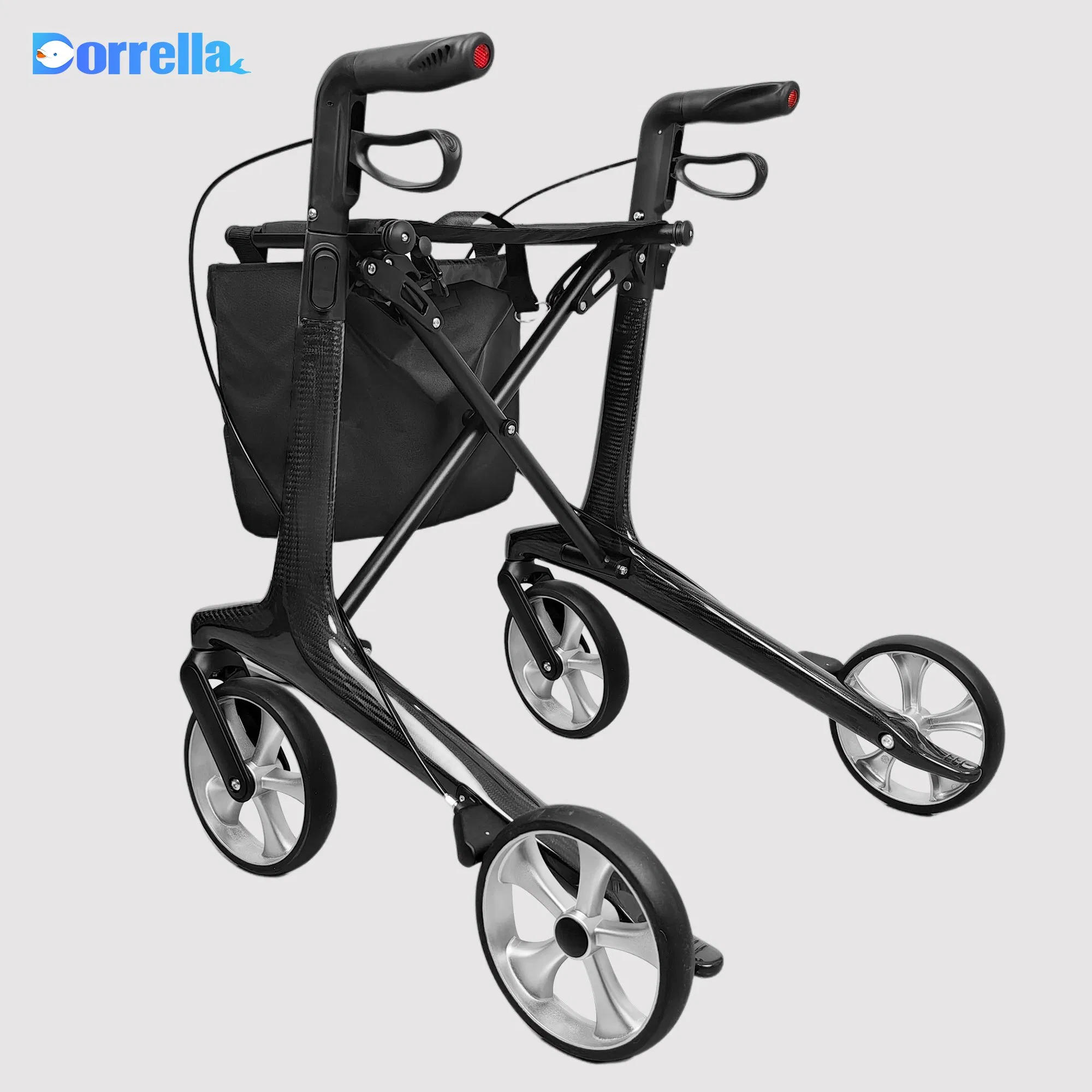Factory Direct Sales Wholesale Orthopedic Medical Supplies Adjustable Walkers &amp; Rollators with Wheels Lightweight Walking Aids for Disable