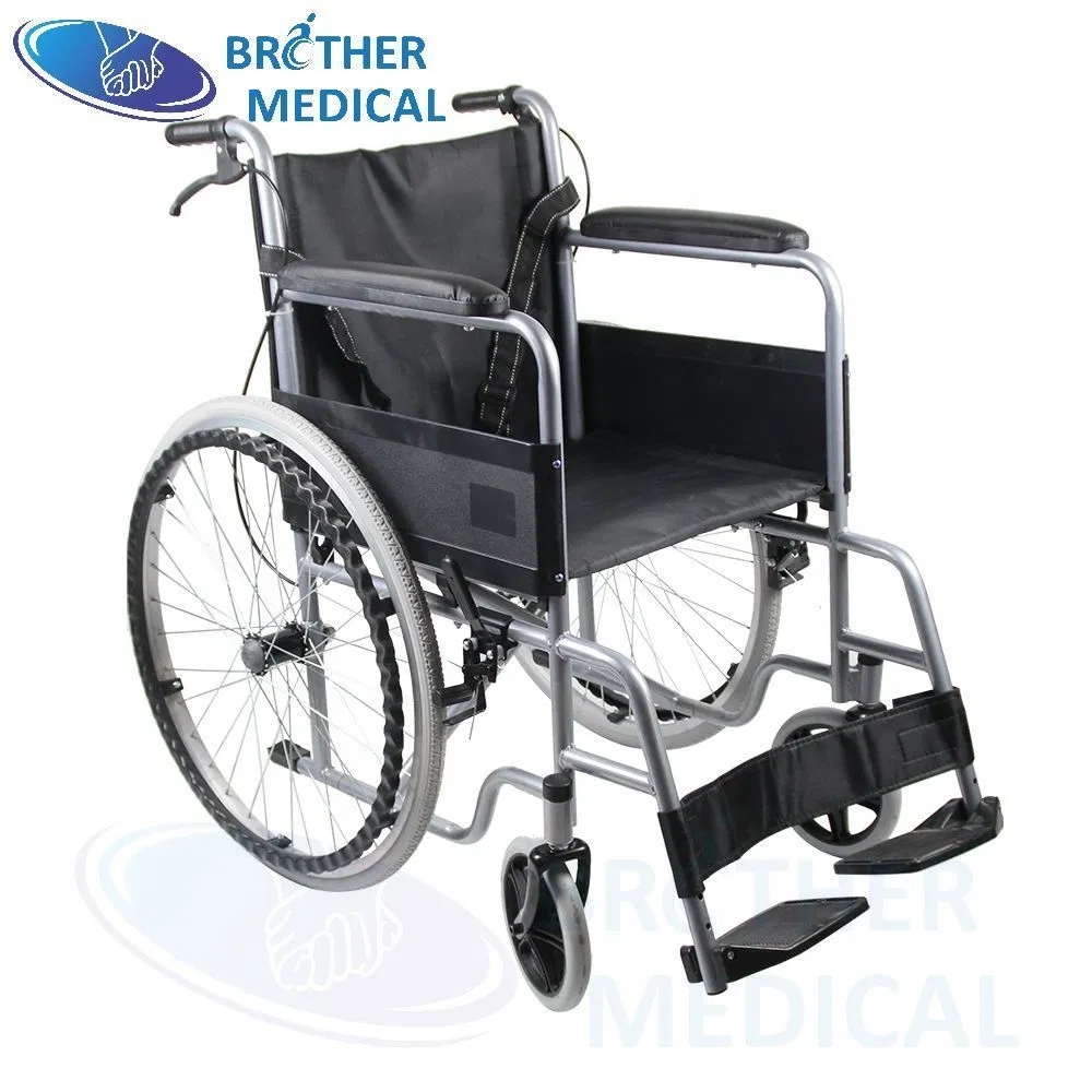 Cheap Best Seller Cheapest Steel Wheelchair Used Hospital Manual Folding Wheelchairs for The Elderly