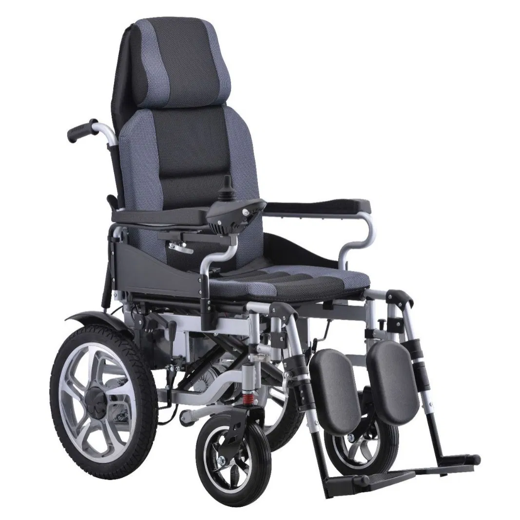 Factory Electric Wheelchair Reclining Electric Power Wheelchair Foldable Wheelchair for Disabled