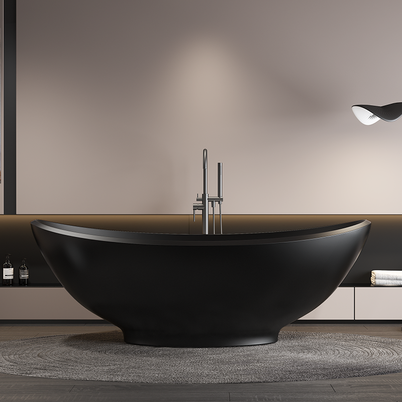 Luxury Freestanding Walk in Oval SPA Hot Tub for Chic and Stylish Resort and Hotel Indoor Use