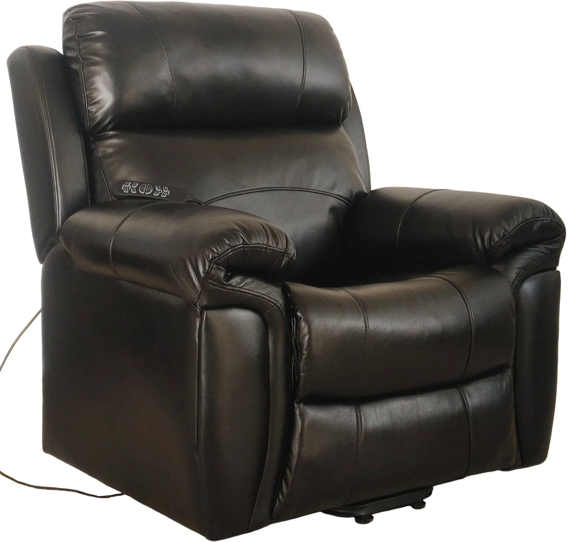 4 Motors Ergonomic Lift Recliner Featuring Lumbar Support and Headrest
