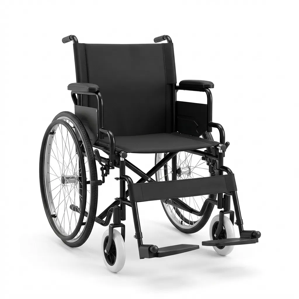 Steel Frame Detachable Wheelchair for Home Care Hospitals Rehabilitation