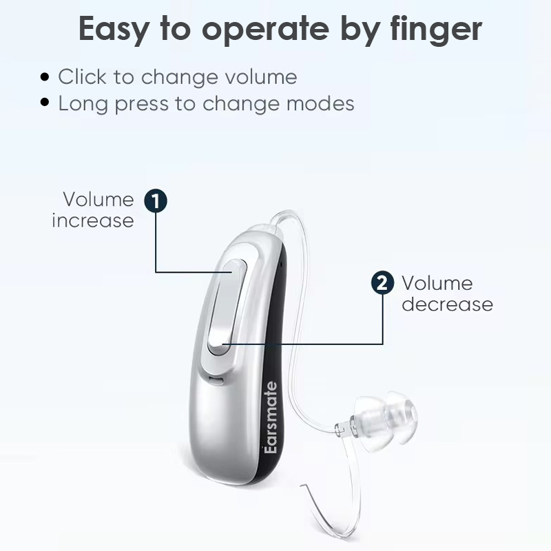 Buy Earsmate Bluetooth Digital Hearing Aid Online at Cheap Wholesale Price G22bt 16 Channel Wdrc APP Controlled for Ear Deaf 2025