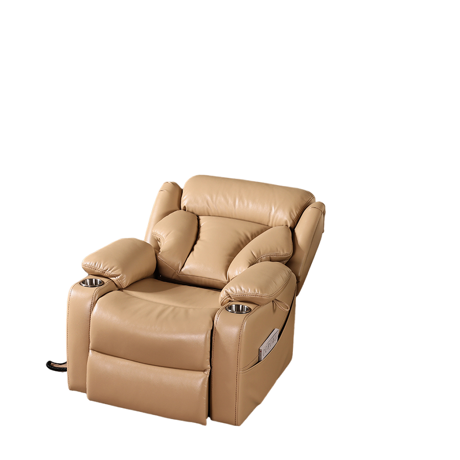 Lift Chair for Elderly, Power Chair Recliner with Remote Control, Side Pockets for Living Room