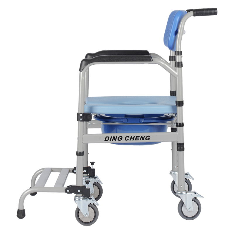 Dinglian Dl-6022t Rolling Medical Wheelchair Commode Bath Mobility Equipment