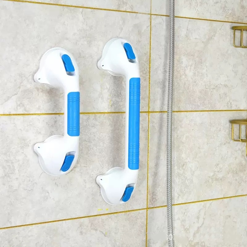 Factory Wholesale 16 Inch Bathroom Safety Strong Suction Shower Handle Grab Bar