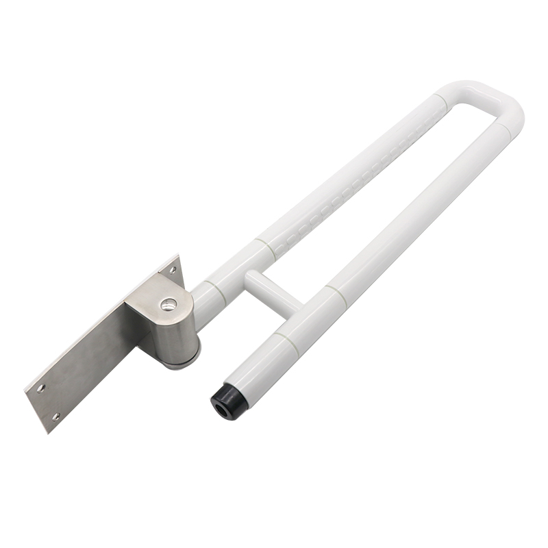 Wall Mounted Hinged Support Rail Toliet Folded Support Bar for Elderly Bathroom Safety Grab Bar
