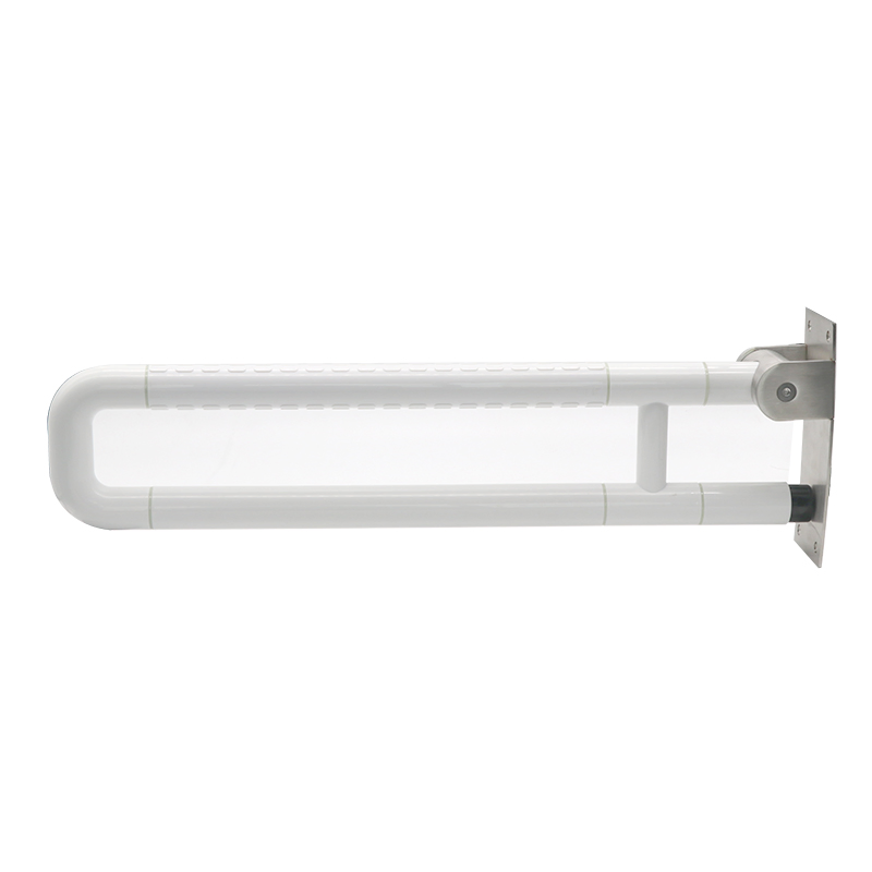 Wall Mounted Hinged Support Rail Toliet Folded Support Bar for Elderly Bathroom Safety Grab Bar