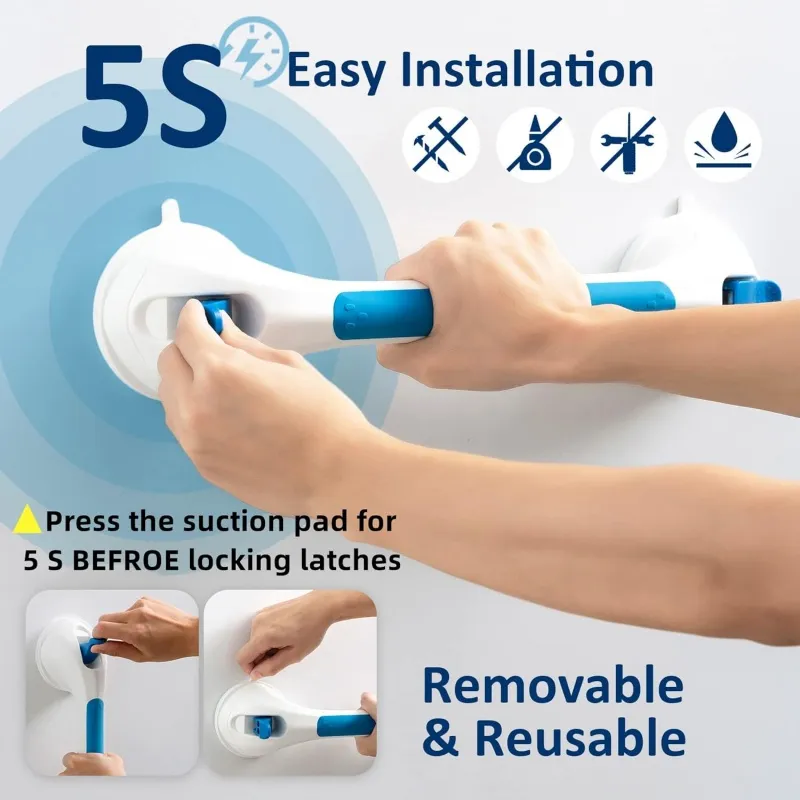 Shower Handle Grab Bar 2