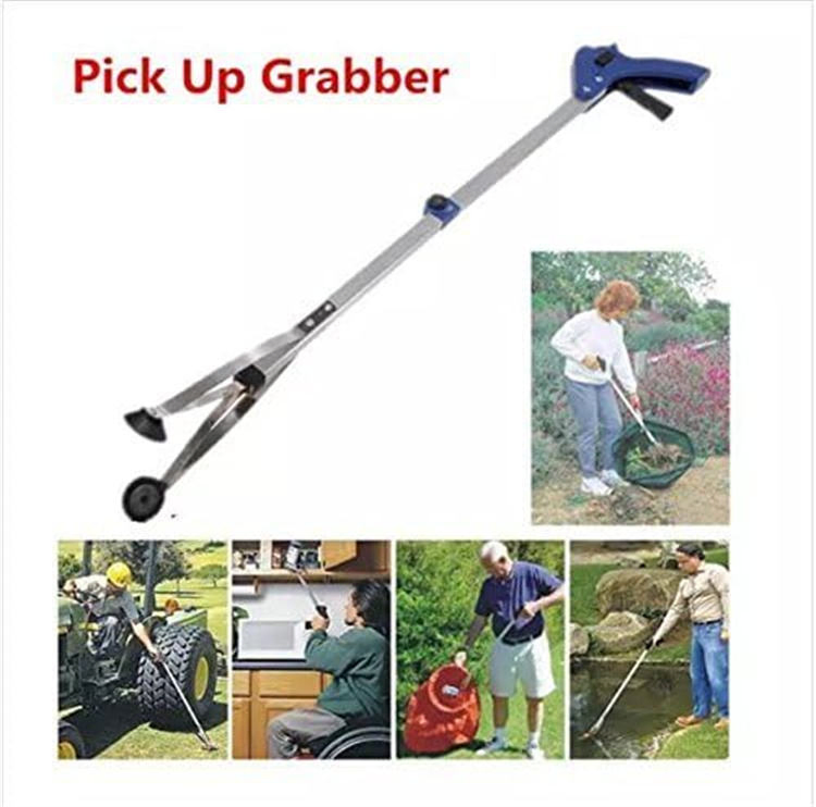 Factory Wholesale Mobility Aid Pick up Tool Claw Trash Garbage Picker Foldable Reacher Grabber Tool