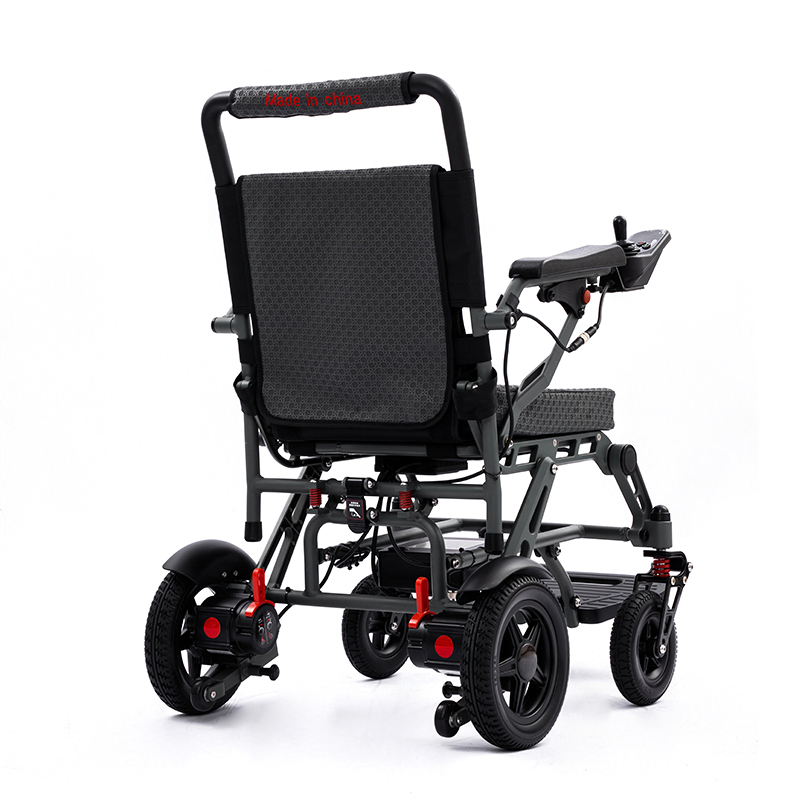 Portable Light Handicap Folding Electric Wheelchair with Toilet