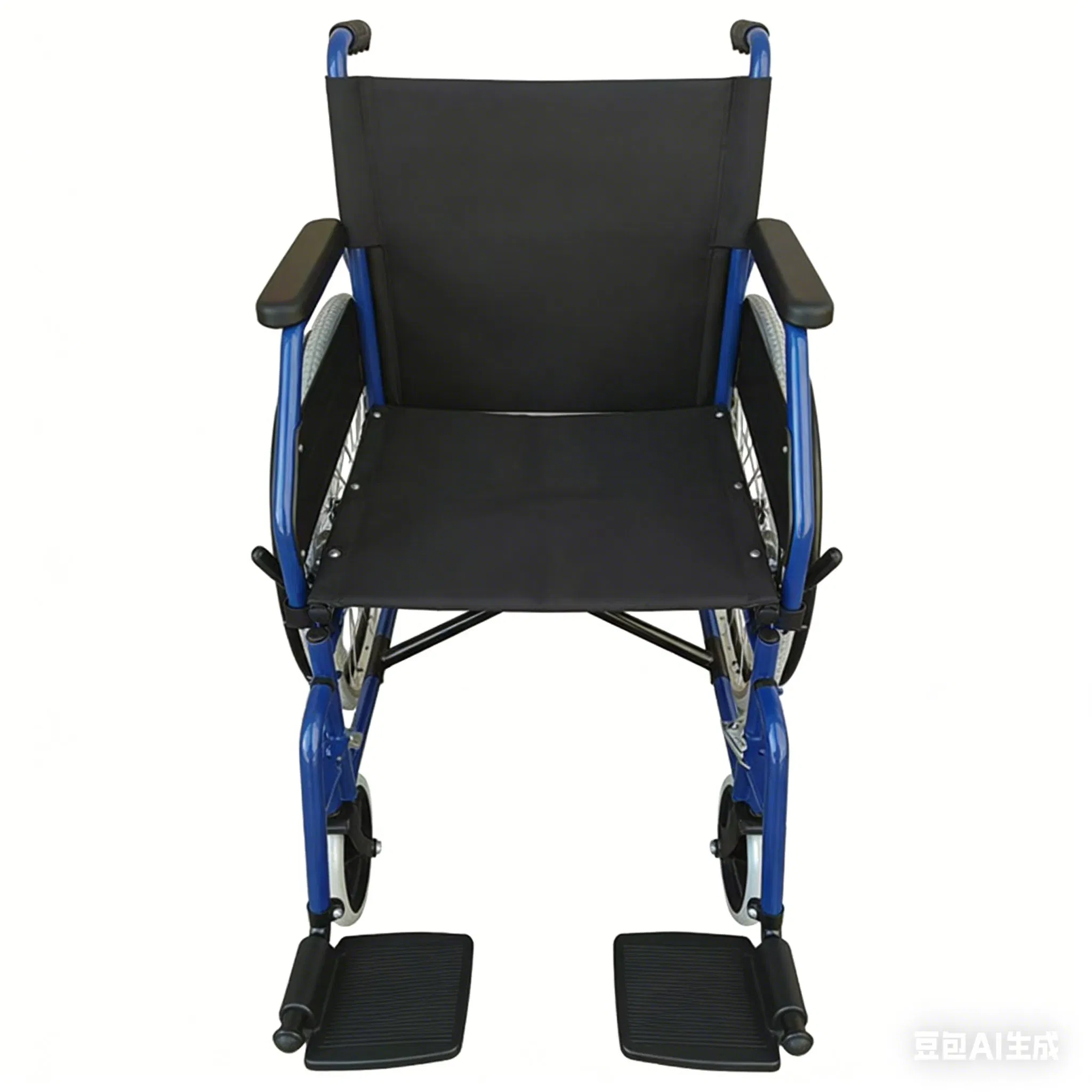 Ergonomic Paraplegic Wheelchair with Detachable Footrests for Comfort