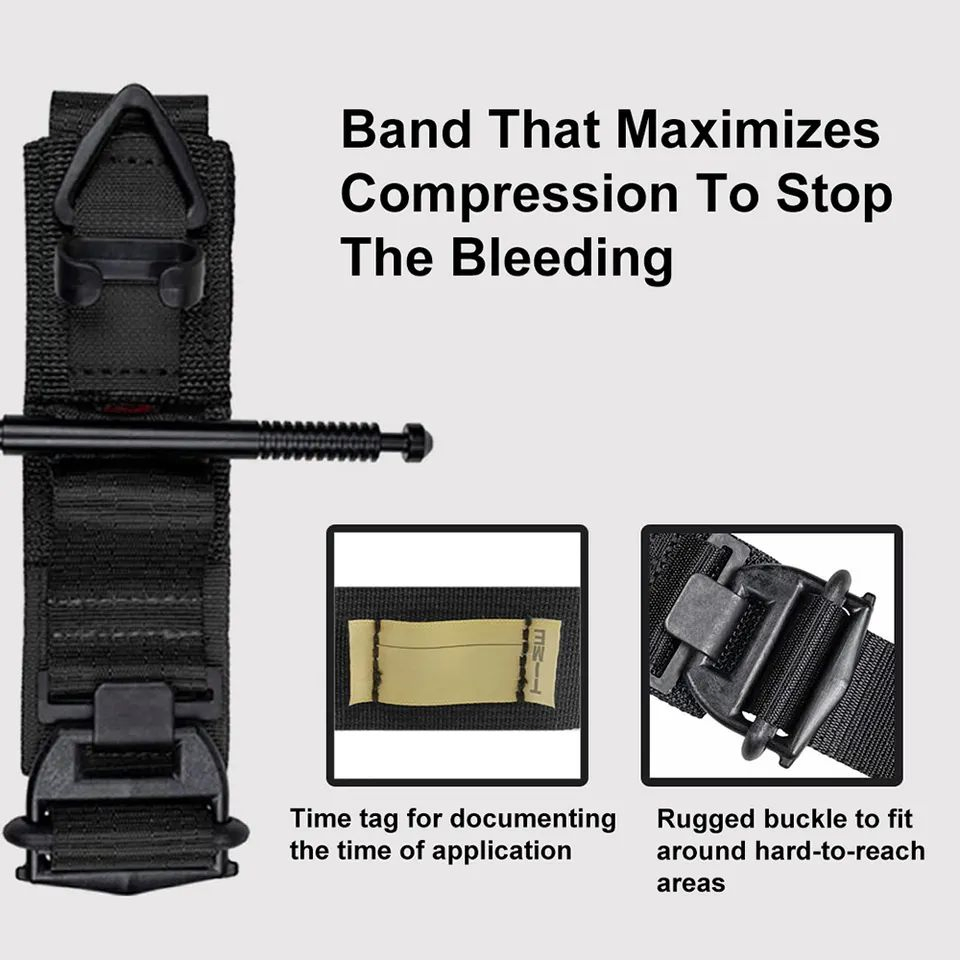 Generation 4 Sof Tourniquet One Hand Bleeding Disposable Control Combat Tourniquet First Aid Tactical