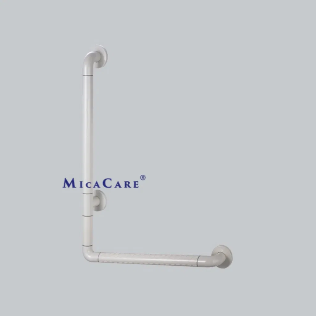 L-Shaped Safety Grab Bar Support Assist Shower Bar for Senior Elderly