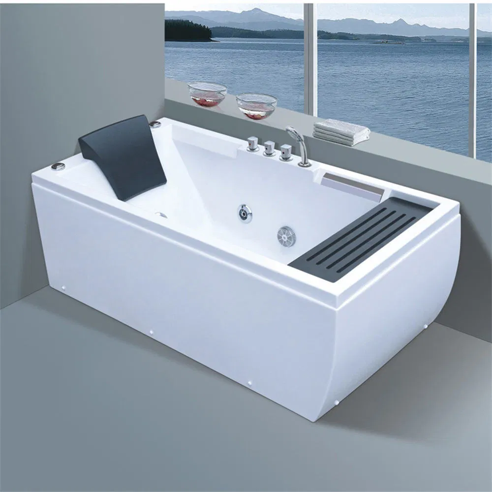 Foshan Manufacturer Acrylic Luxury Indoor Built in Bathtub Whirlpool Massage Jets Hot Tubs for Walk in Bathtub
