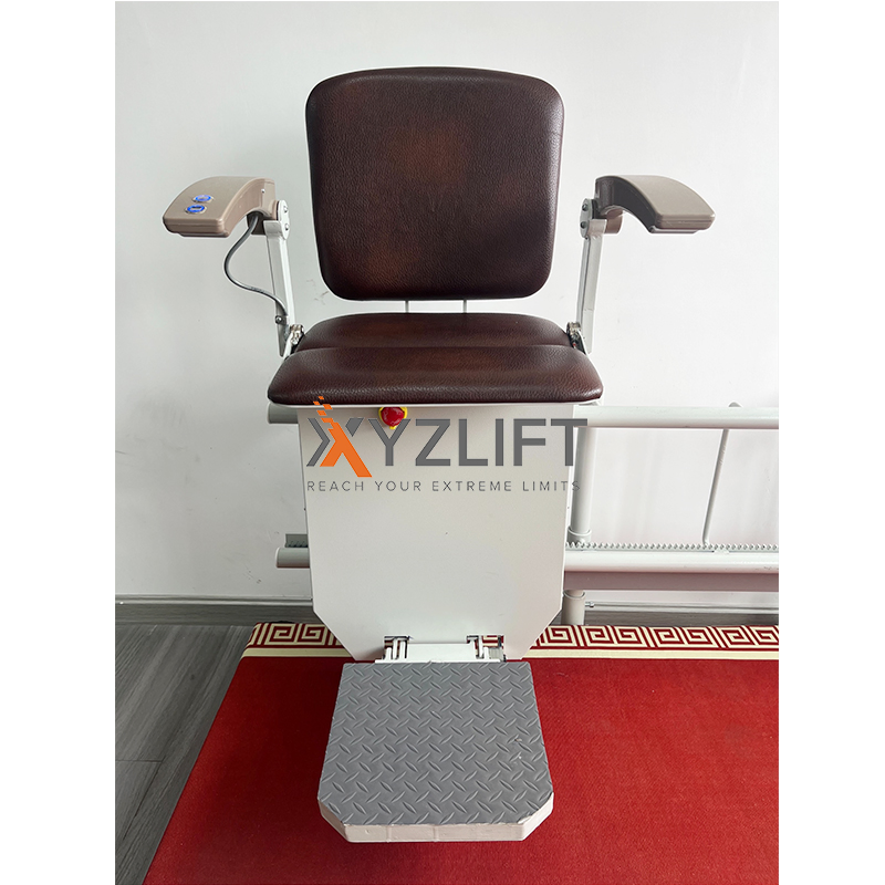 Curved Stair-Climbing Lift Reduced Mobility Alone on The Stairs for The Elderly