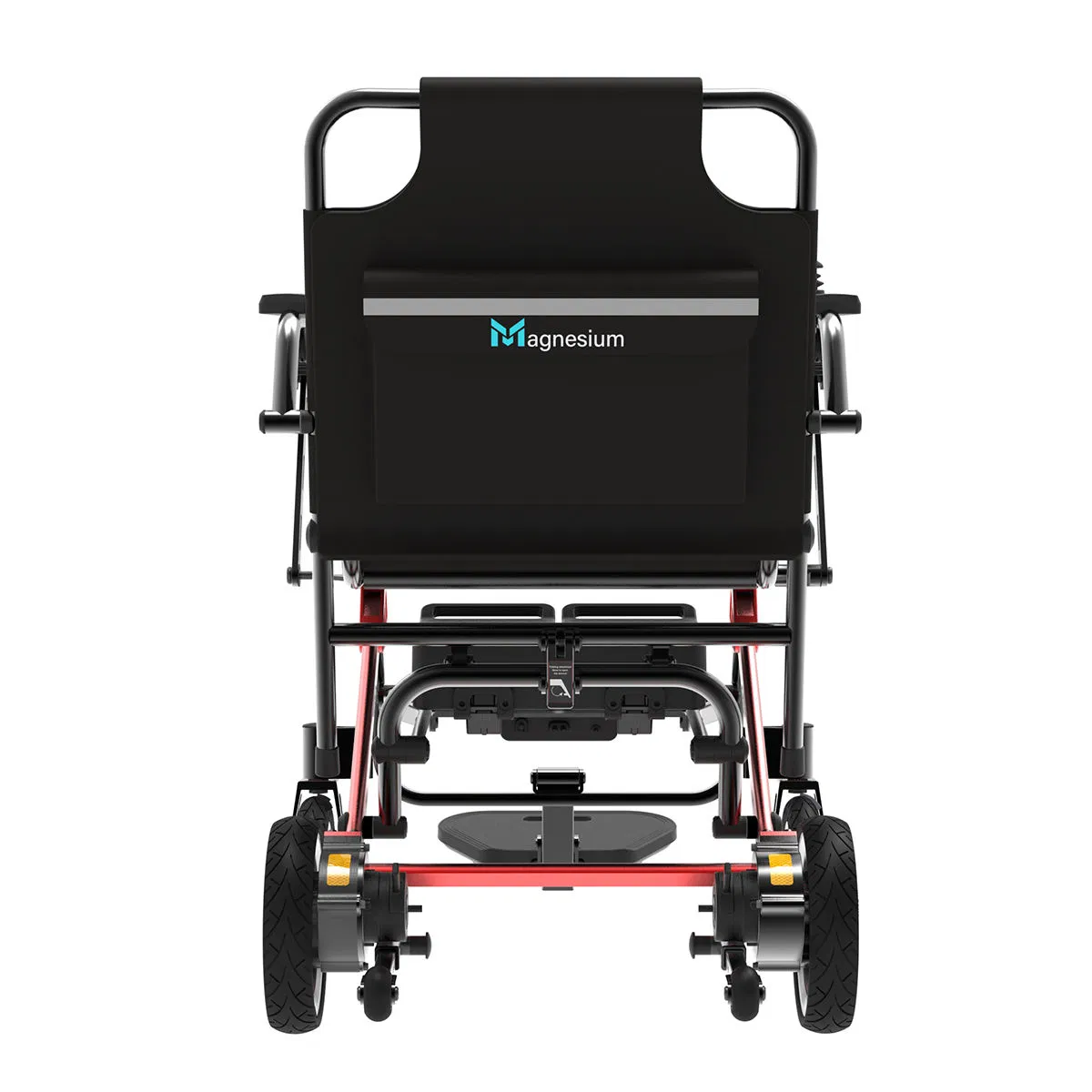 Newly Ultralight High Strength Magnesium Alloy Fast Folding Portable Electric Wheelchair for Disabled People