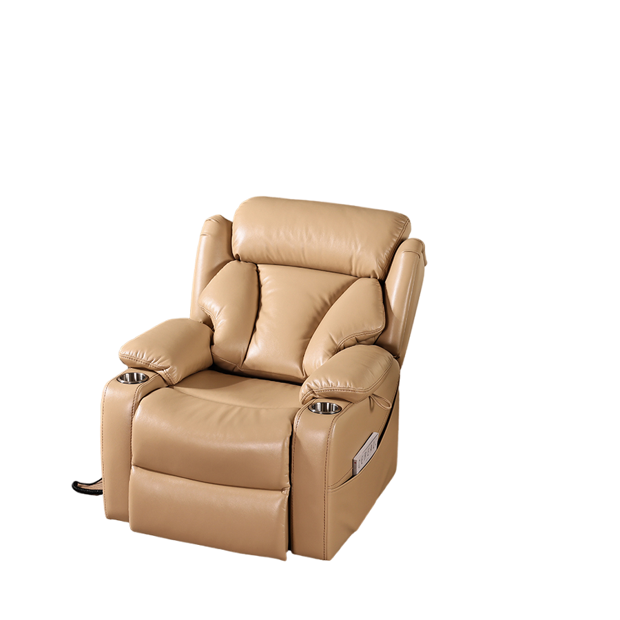 Lift Chair for Elderly, Power Chair Recliner with Remote Control, Side Pockets for Living Room