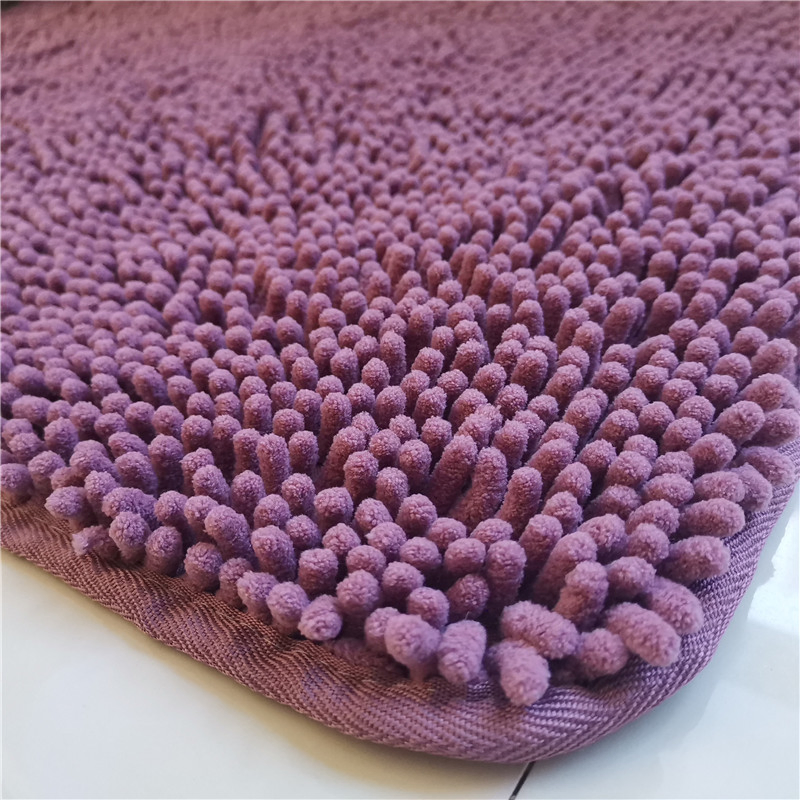 Hot Selling Good Feedback Towel Shaggy Bath Mat Non Slip Chenille Bathroom Carpet Mat