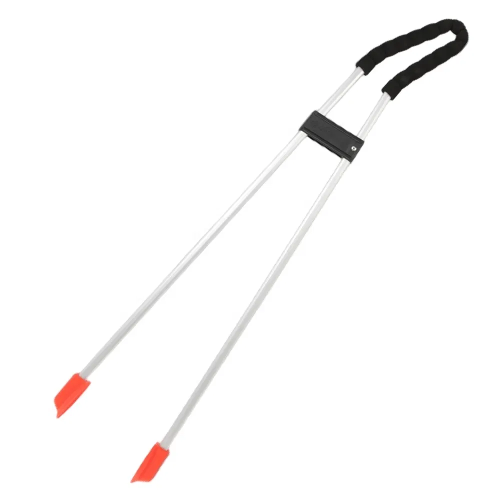 Tong Style Long Reach Garbage Picker Grabbing Aid Leaf Grabber for Disabled &amp; Adults