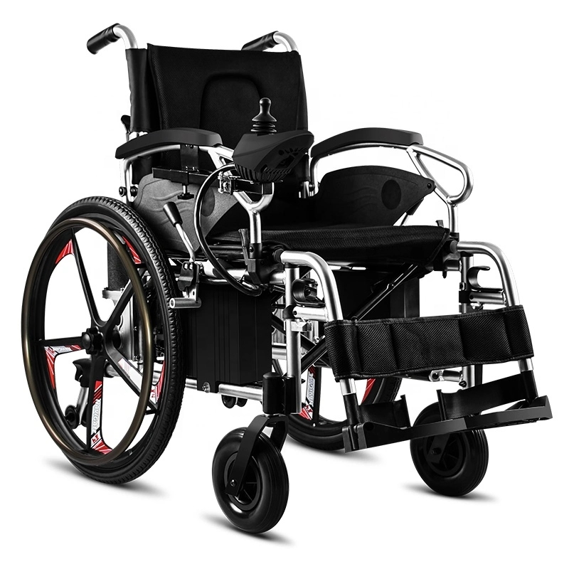 Outdoor Electric Wheelchair Portable Lightweight Motorized Wheelchair