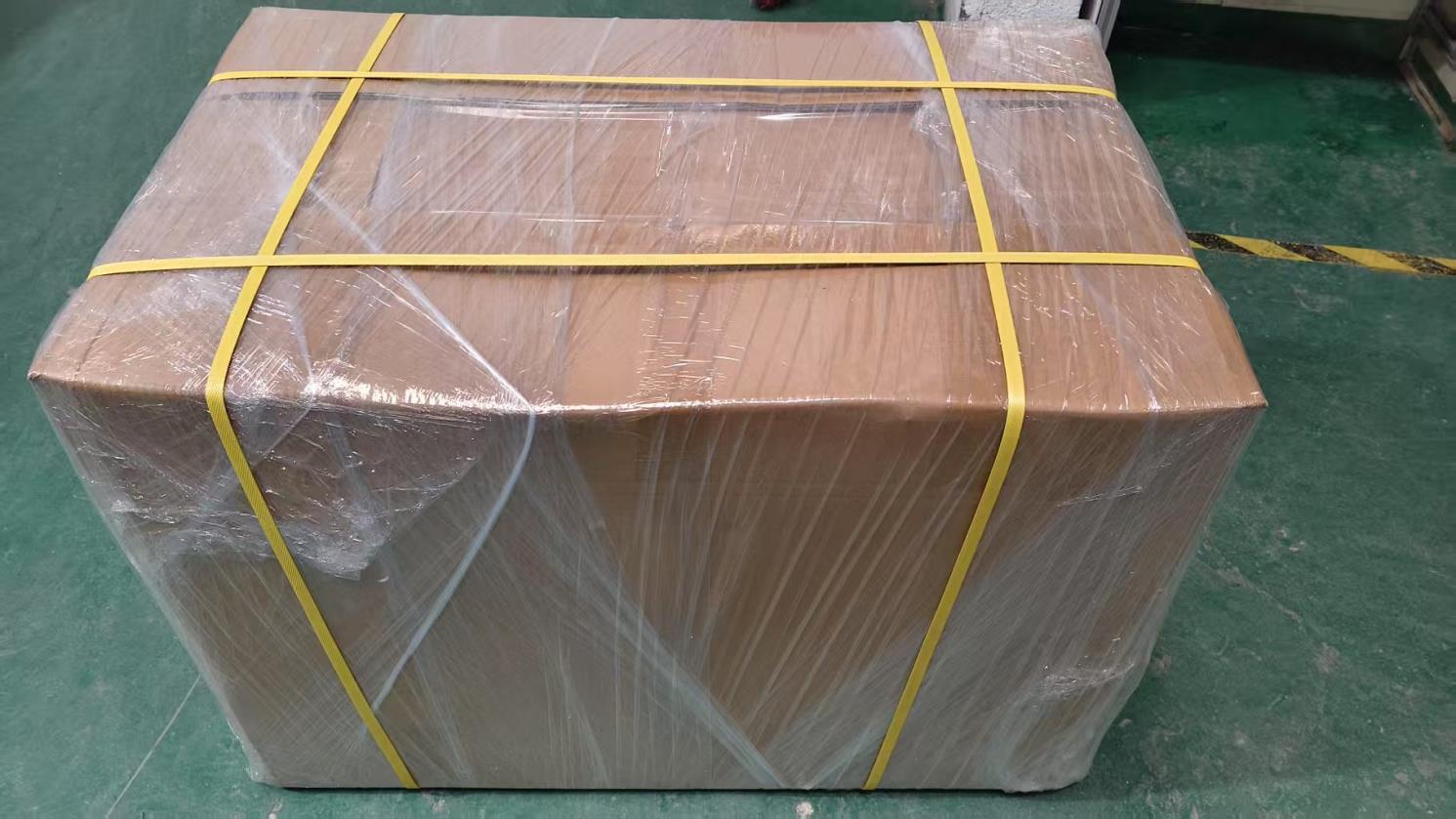 Aura Medical factory - Palletizing process step 10