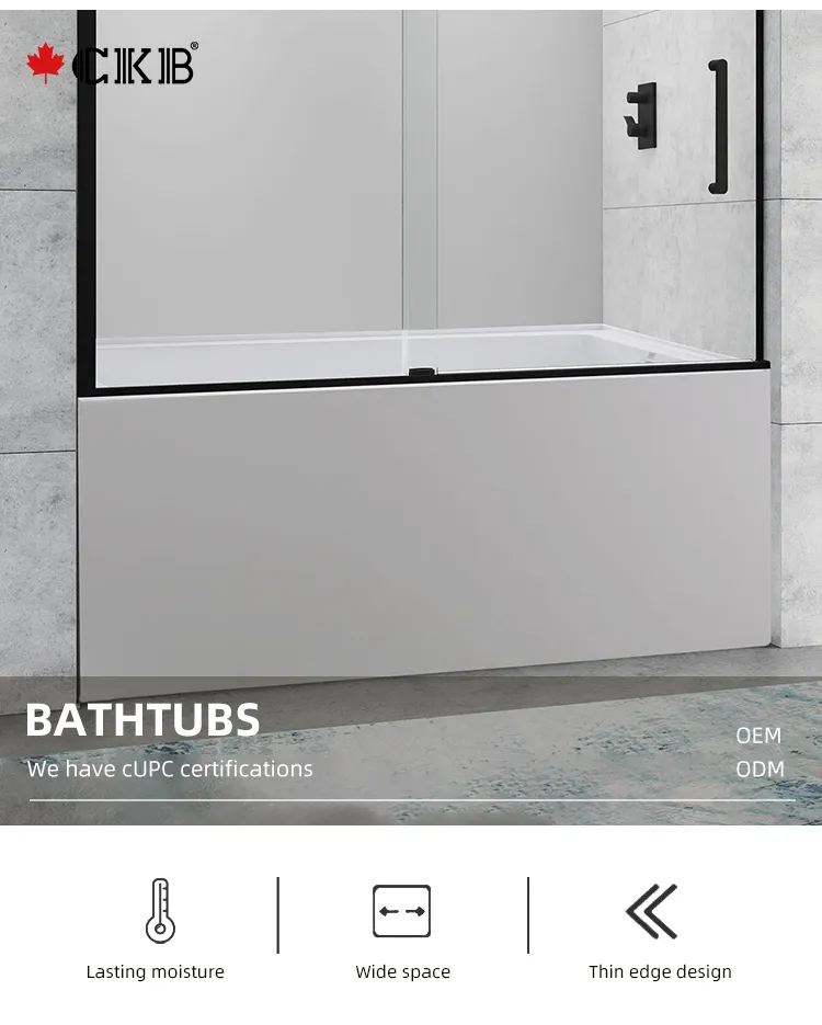 Soaking Acrylic Bath Tub Details