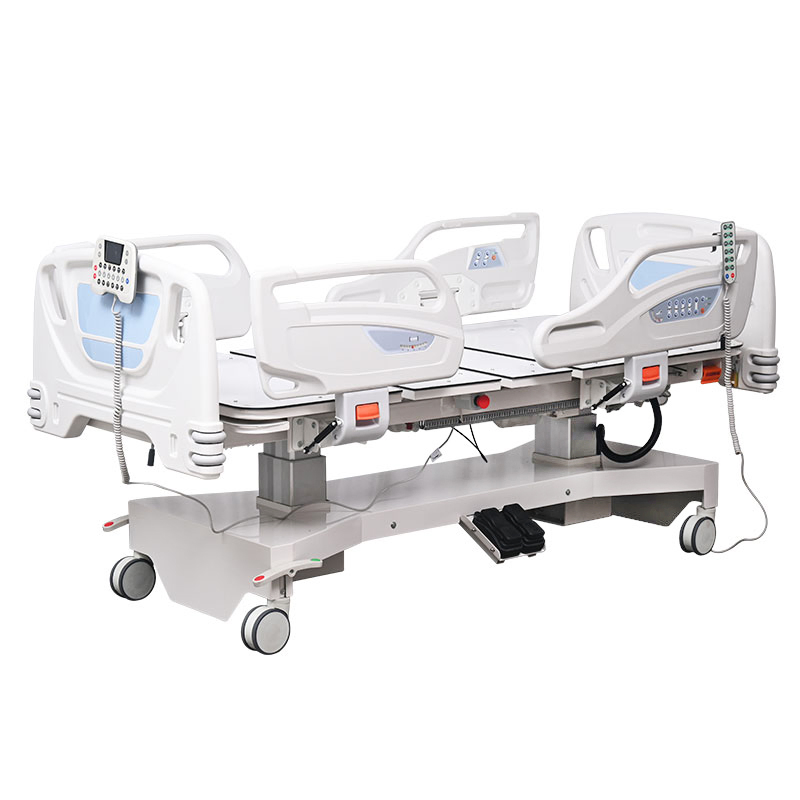 Electric Adjustable Height ICU Bed for Critical Care Patients in Hospitals