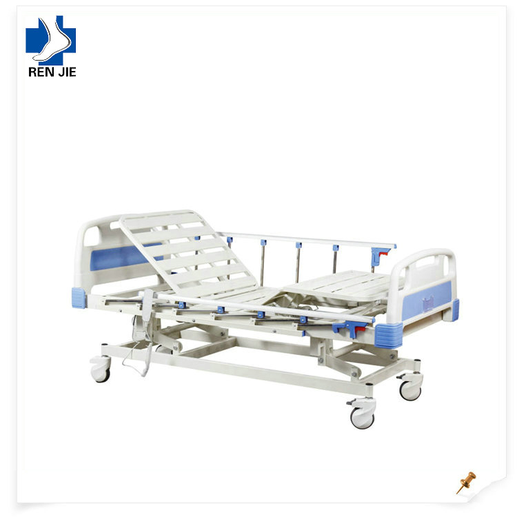 Adjustable Hospital Bed Universal Wheel ICU Hospital Bed for Home Care