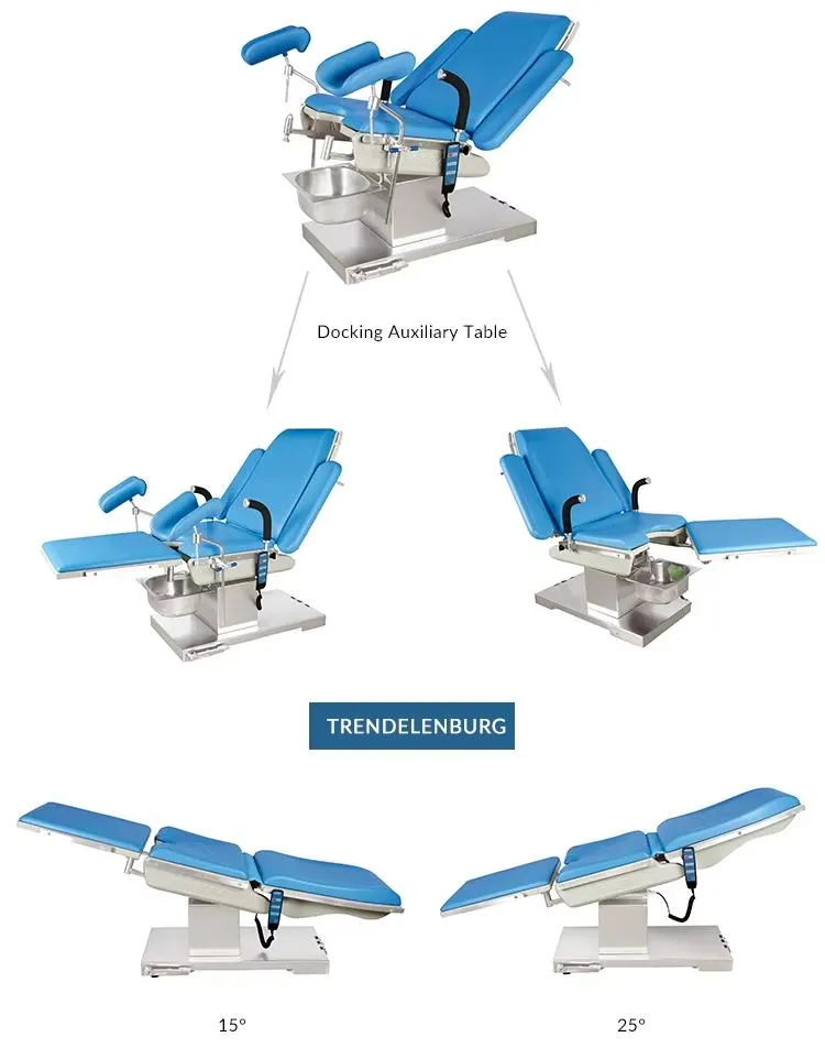 Gynecology Urology Examination Bed View 2