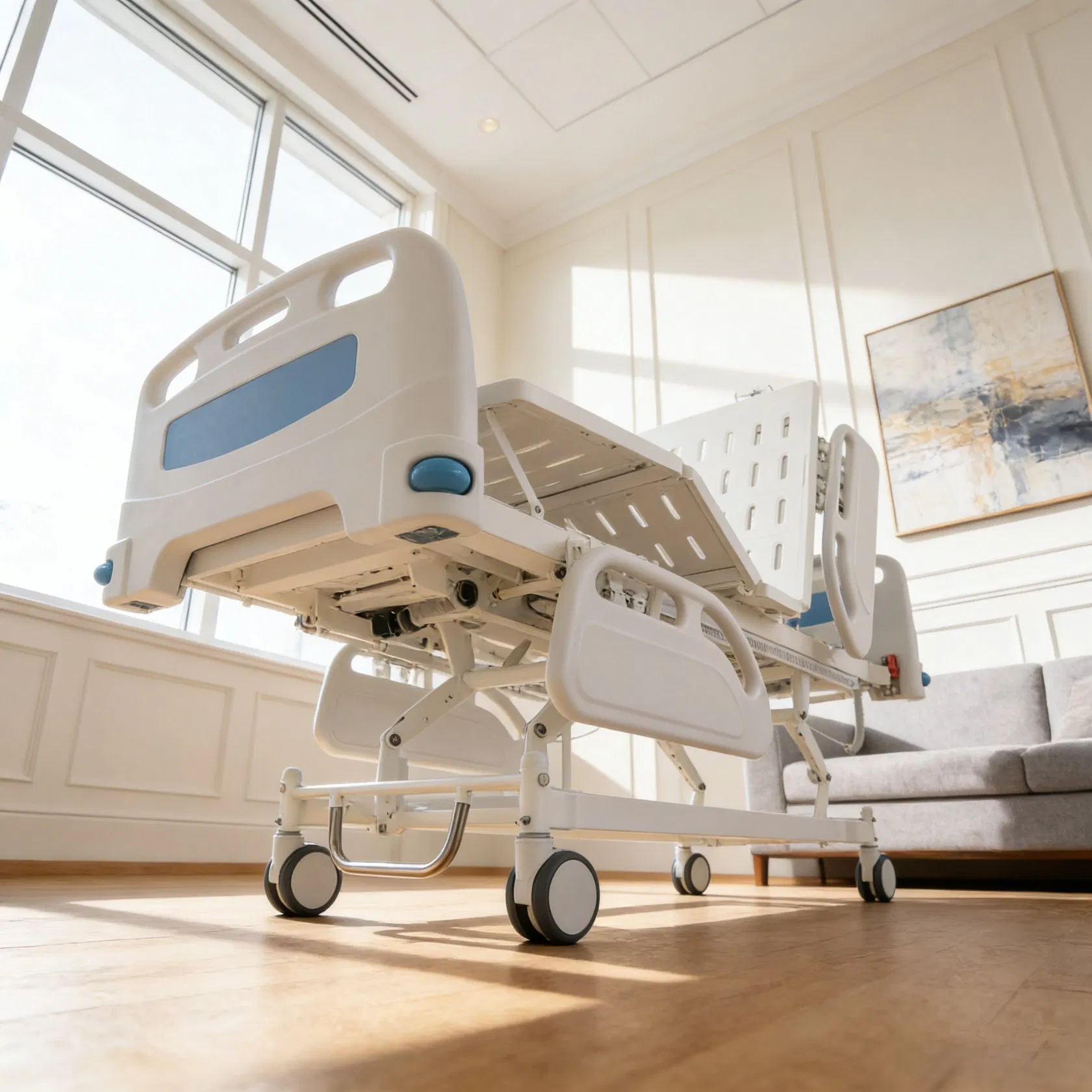 Electric Critical Care ICU Hospital Bed Professional Medical Supply &amp; Reliable Medical Device for Anti-Decubitus Care