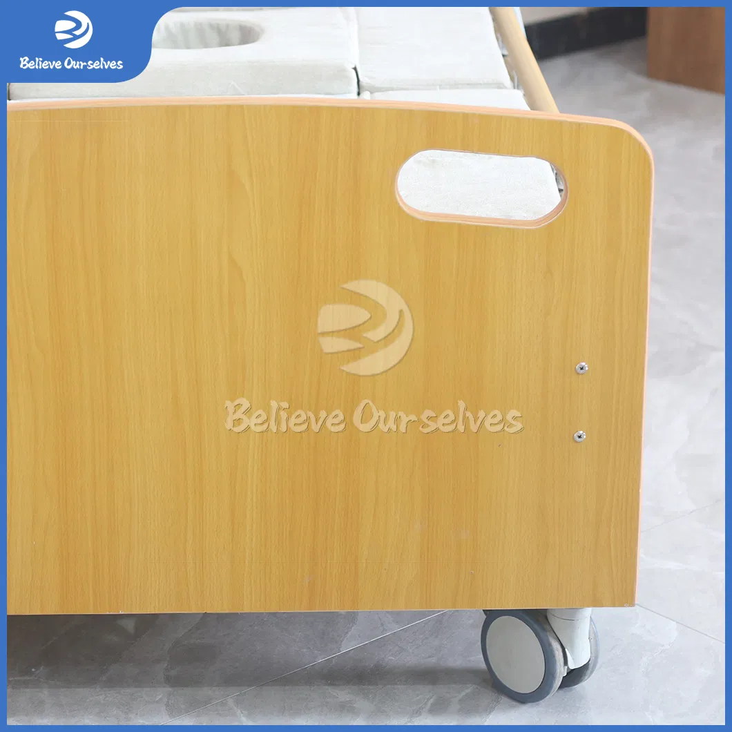 Dh03-1 Home Nursing Bed Wooden Electric Foldable Electric Nursing Bed