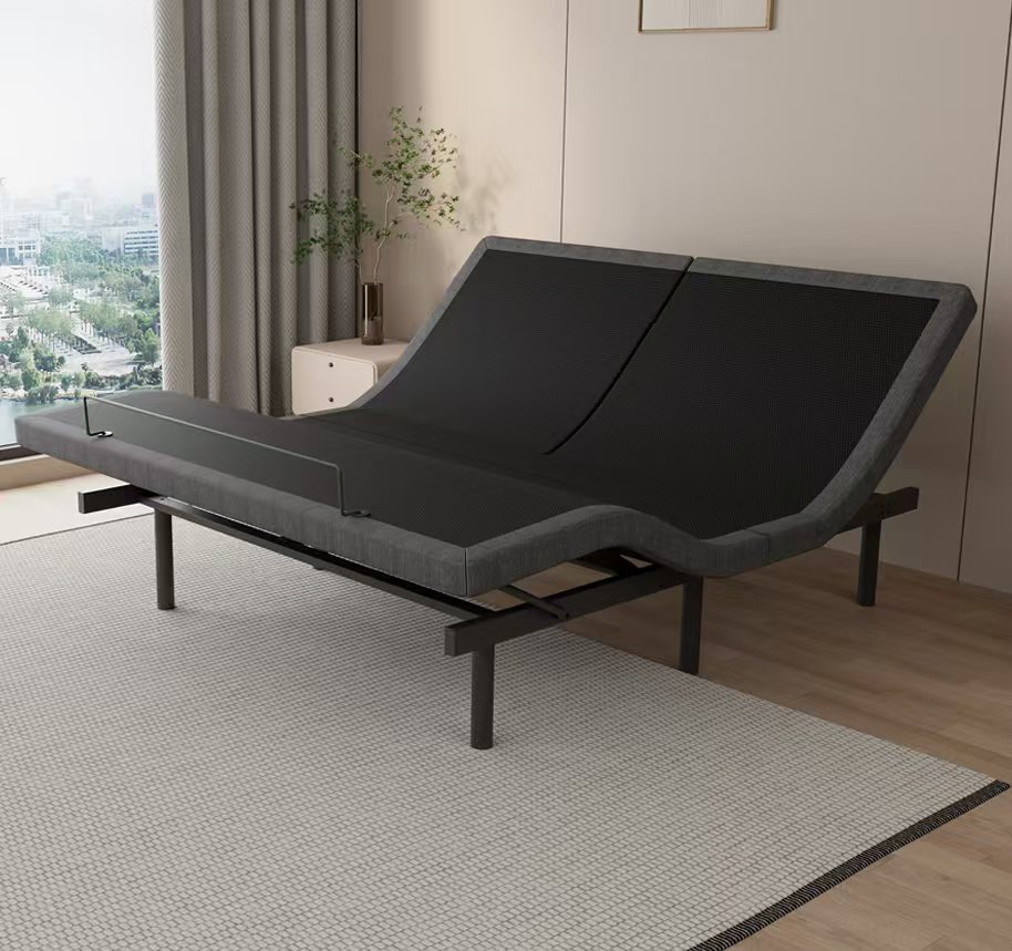 Individual Head Three Motor Electric Wireless Remote Control Adjustable Bed for Sleeping