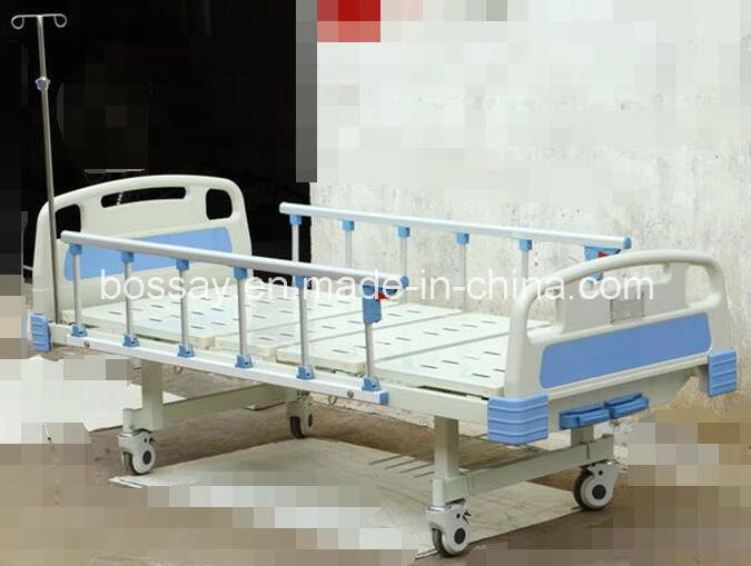 Medical Bed Manufacturer Two Crank Manual Hospital Bed (BS-828A)