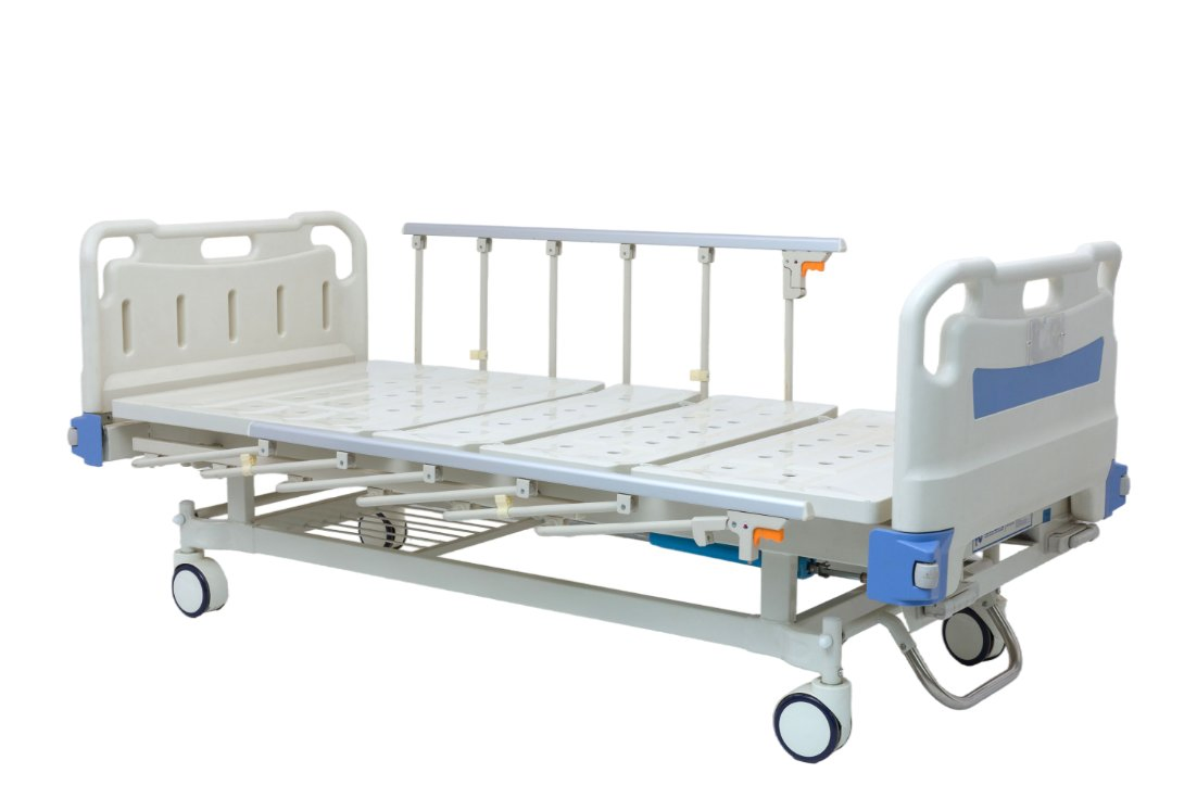 Medical Equipments Medical Hospital Bed 2 Cranks Hospital Bed Manual Hospital Bed with Mattress