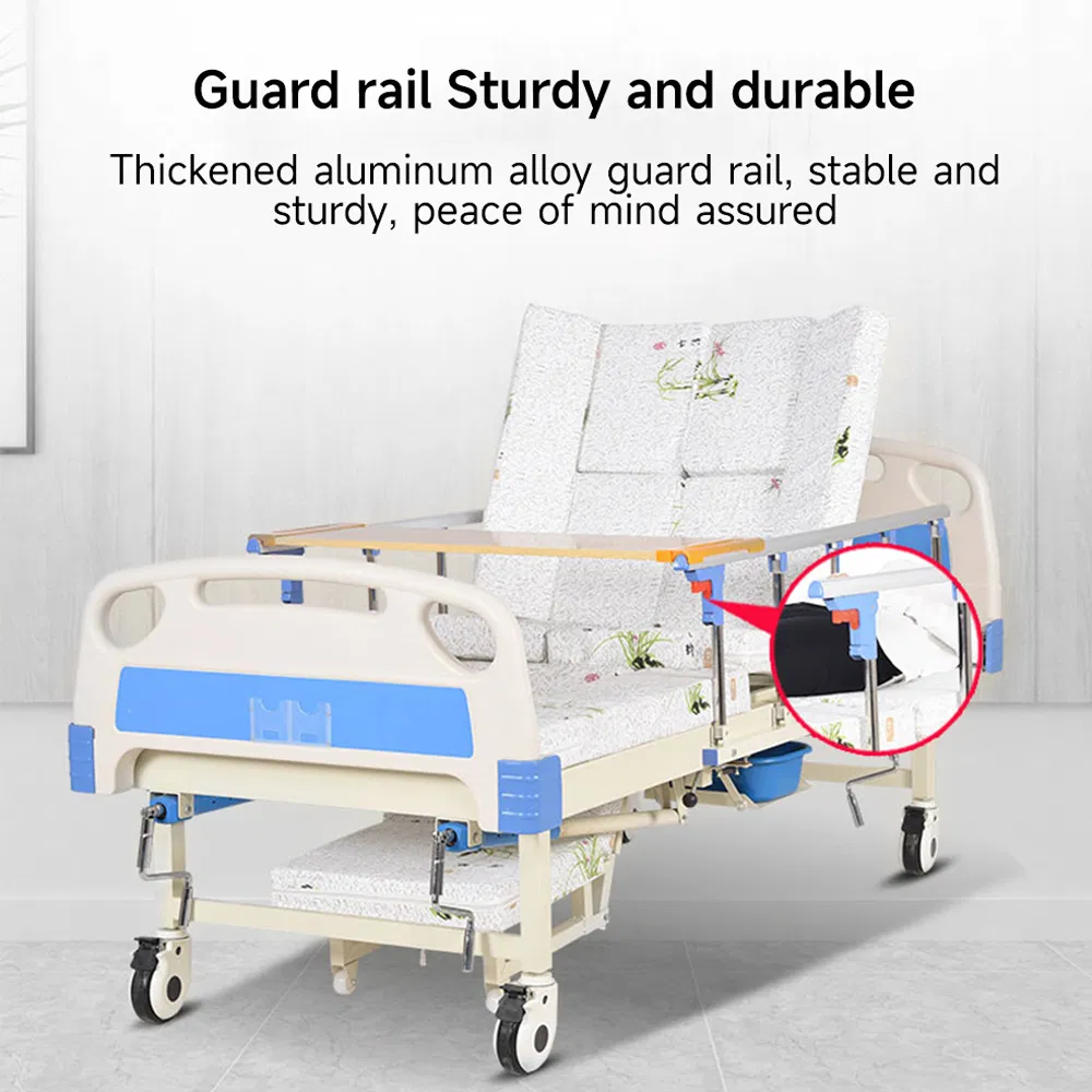 Hospital Automatic Folding Electric Adjustable Home Nursing Profiling Care Bed for Elderly Patients Physical Therapy