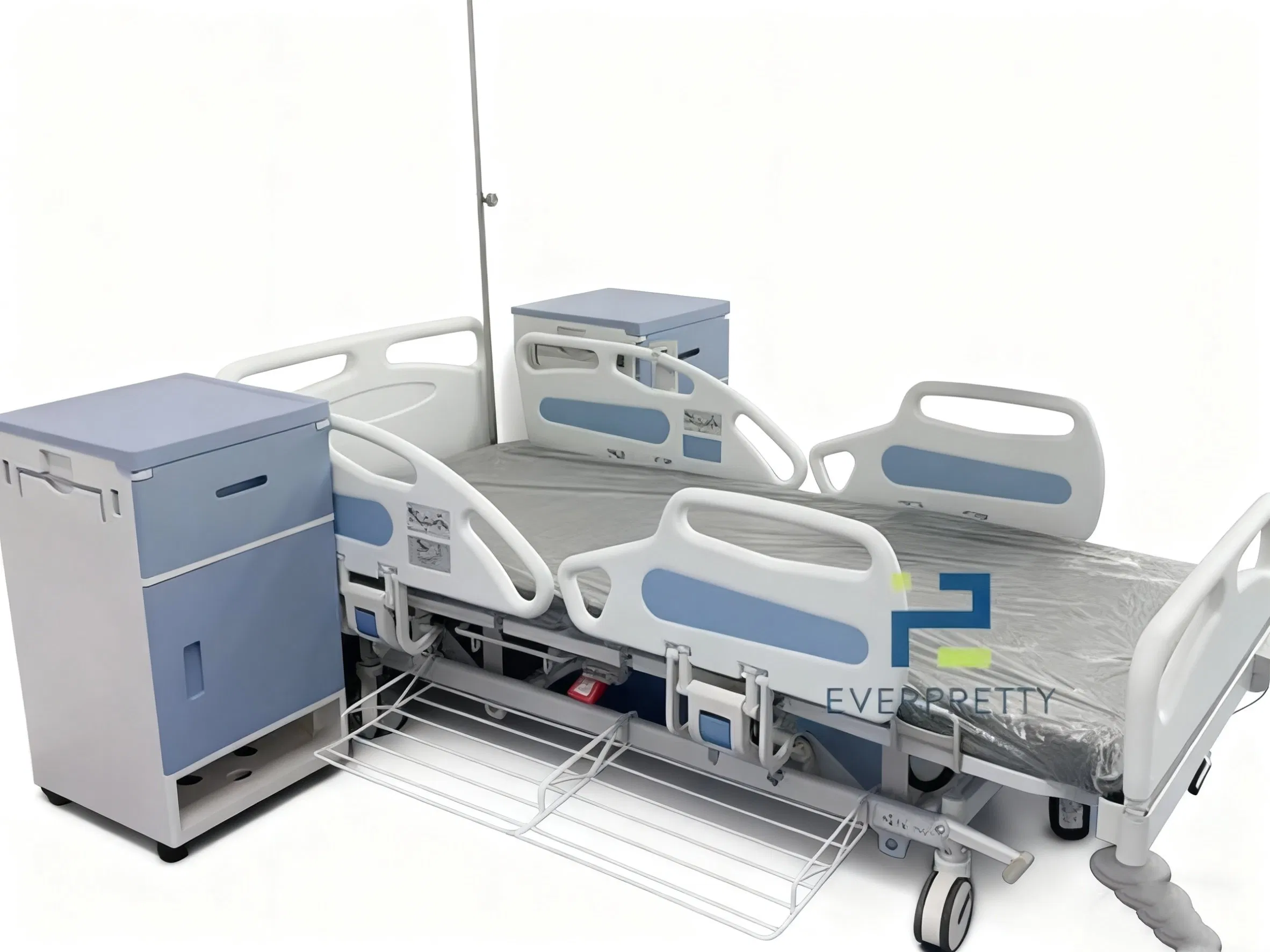 Nursing Home Care Height Adjustable Three Functions Clinic Patient Medical Electric Hospital Bed