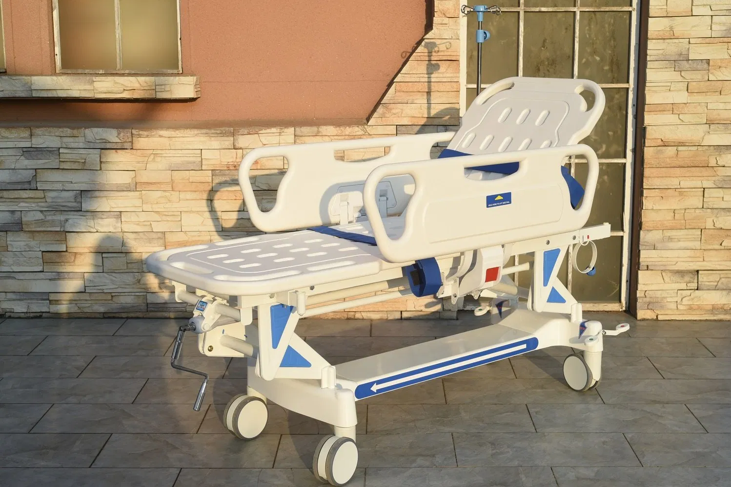 Medical Equipment Hospital Ambulance Stretcher Trolley Hospital Patient Emergency Transfer Stretcher Bed Medical