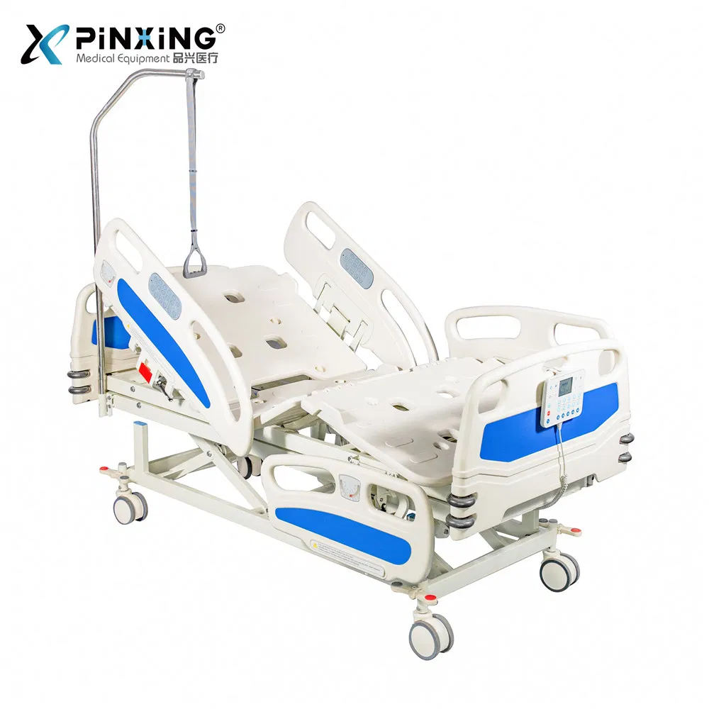 Advanced Intensive Care Bed with Integrated Siderail Control and Scale